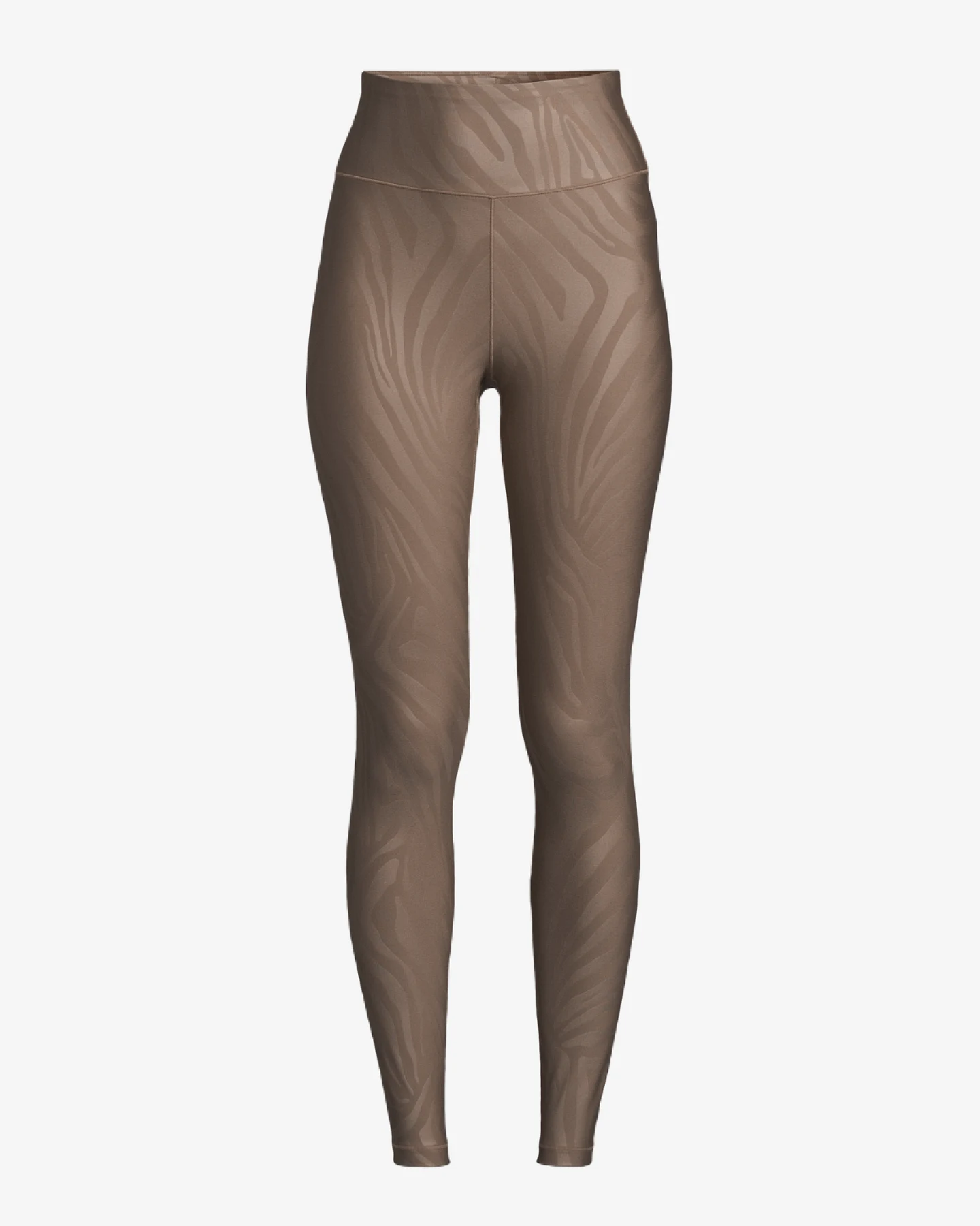 Casall Heat Printed High Waist Tights Zebra Khaki L – Ansicht 2