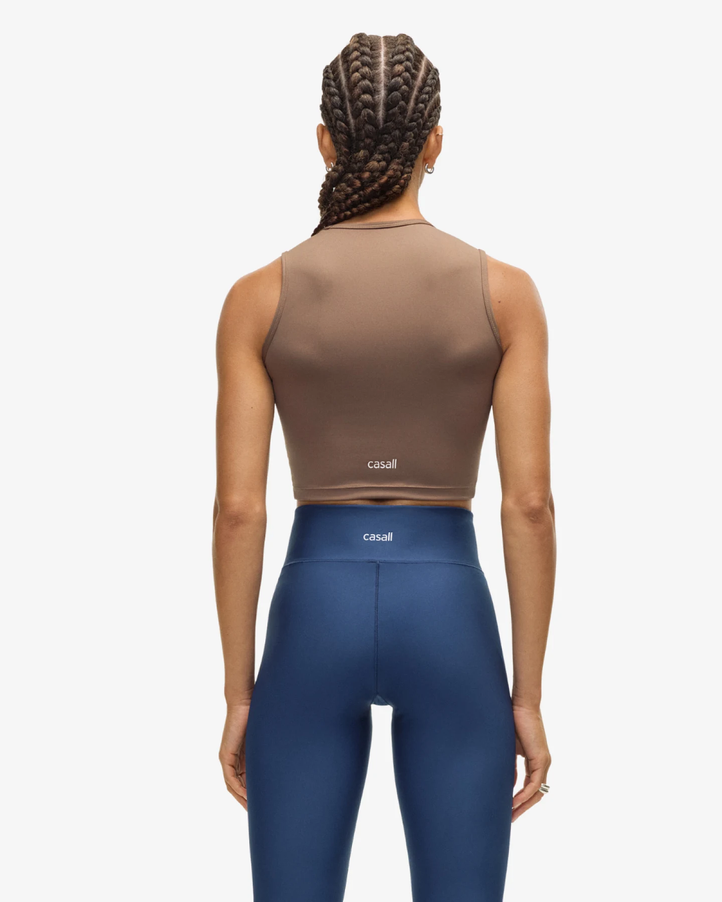 Casall Casall Edge Crop Top Khaki M – Ansicht 3
