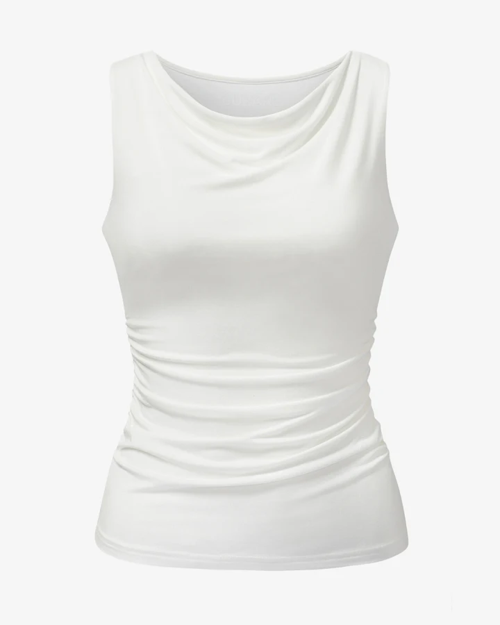 Curare Sporty Elegant Top - Soft White XL