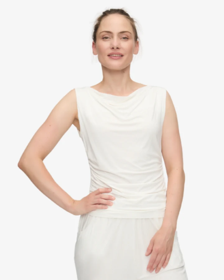 Curare Sporty Elegant Top - Soft White XL