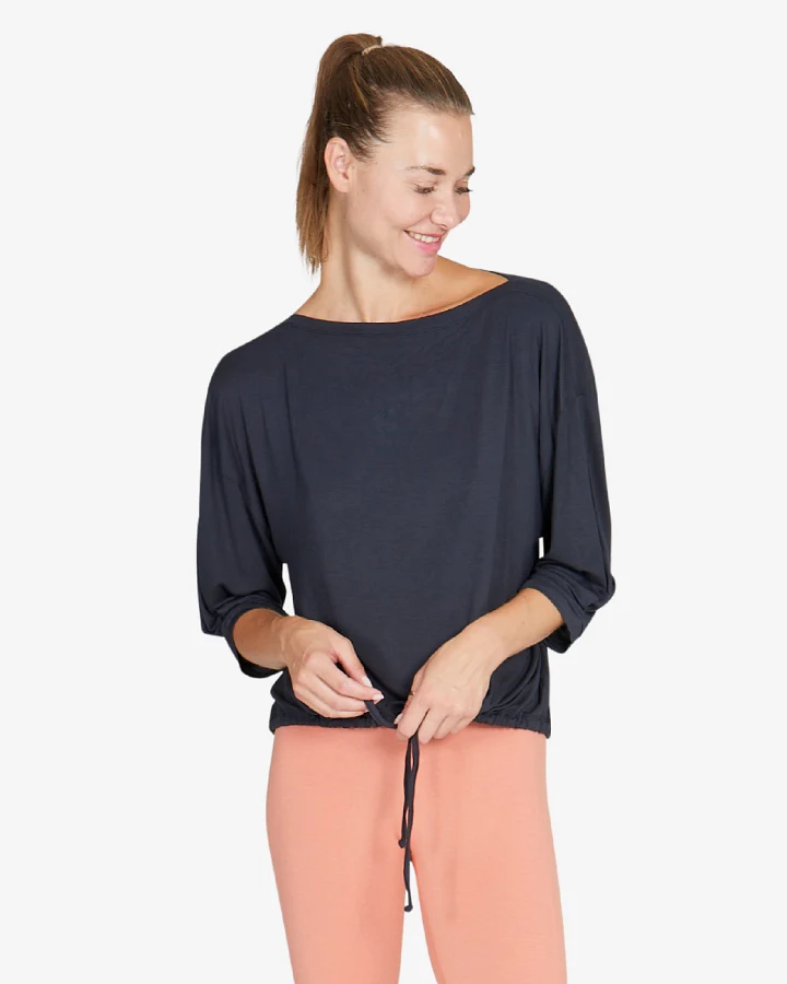 Kismet Cosy Twist Top - Anthracite XL