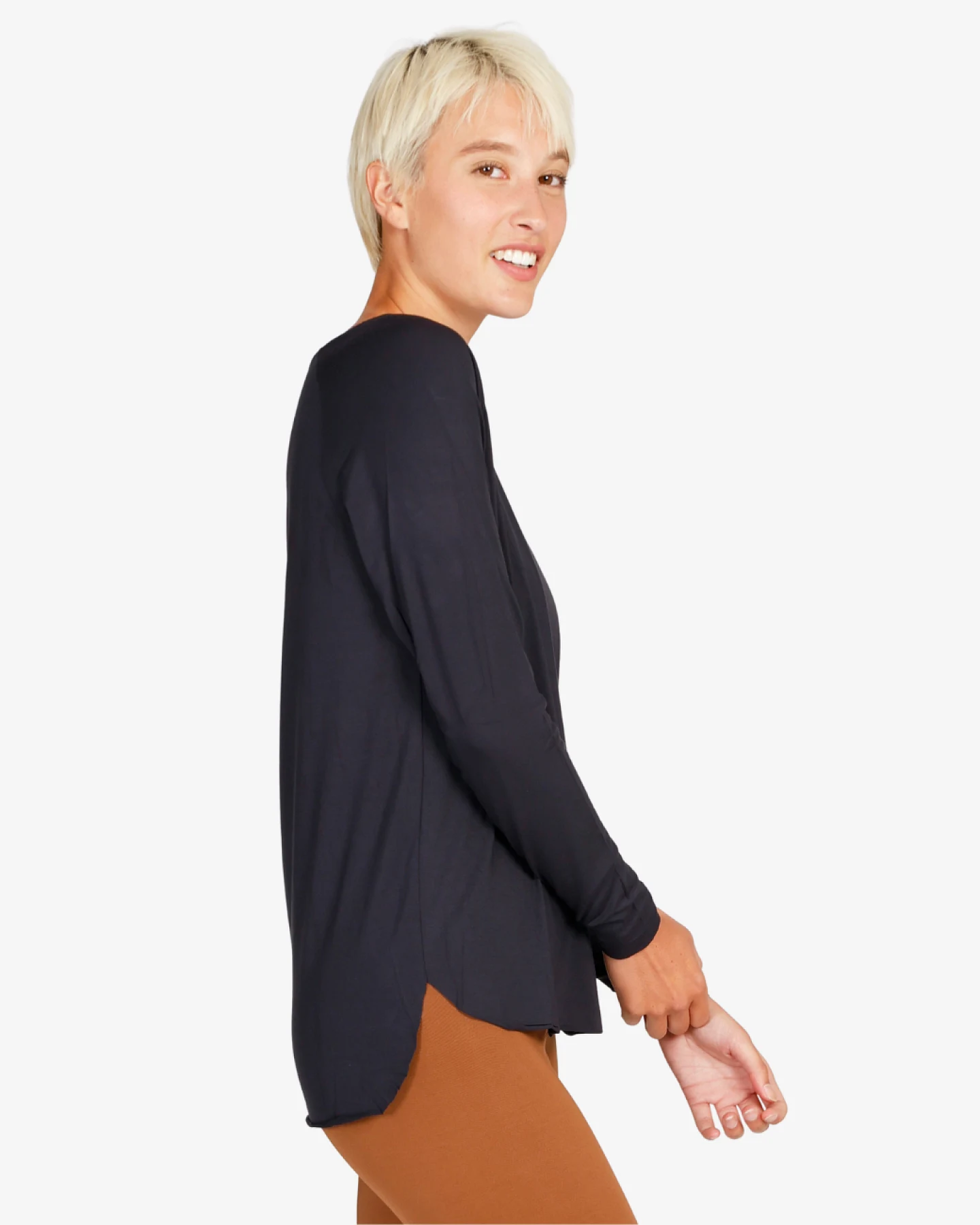 Kismet Cosy Longsleeve - Anthracite S – Ansicht 2