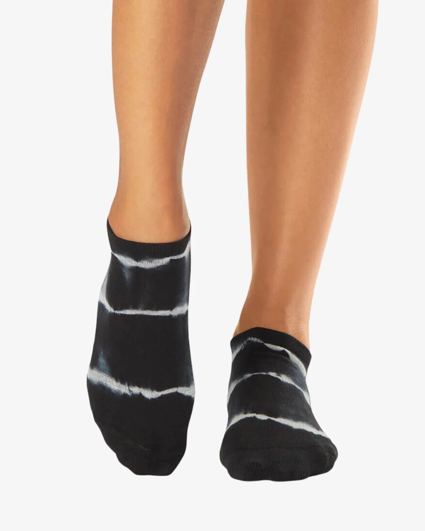 Tavi Noir Yogasocken Grip Savvy - Black Wavy Stripe S – Ansicht 2