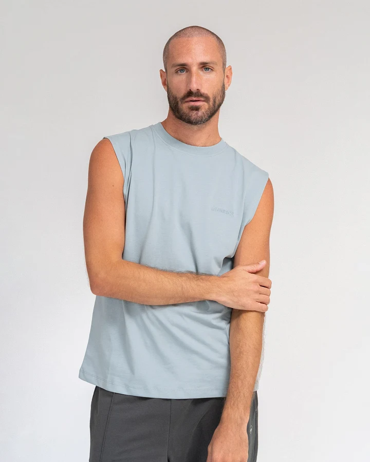 Lotuscrafts REID Mens Tank-Top Stone Blue XL