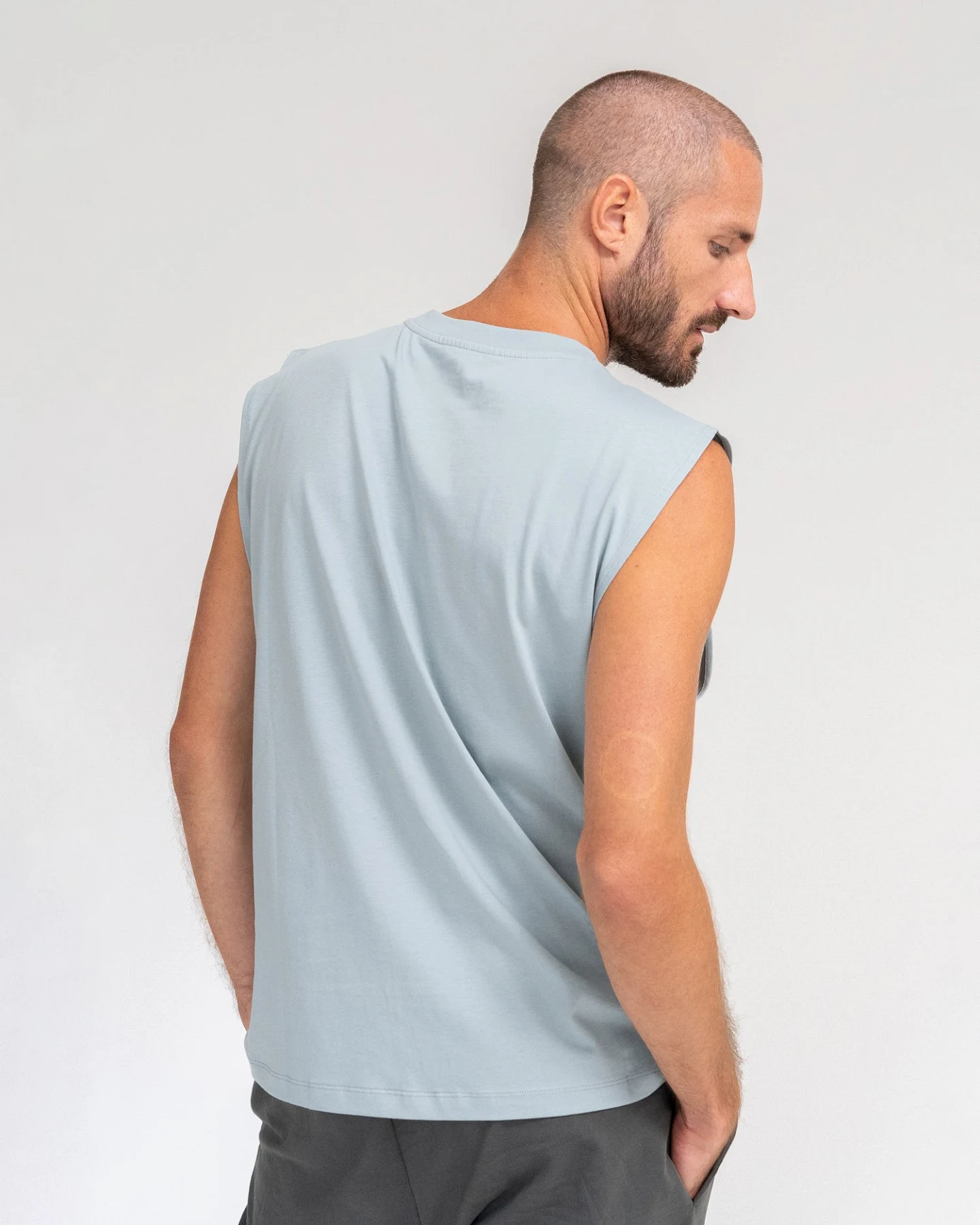 Lotuscrafts REID Mens Tank-Top Stone Blue XL – Ansicht 8