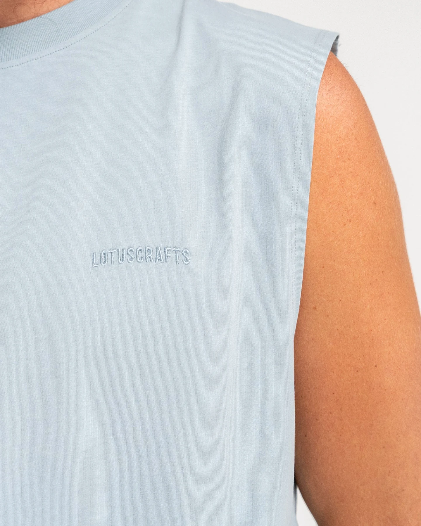 Lotuscrafts REID Mens Tank-Top Stone Blue XL – Ansicht 10