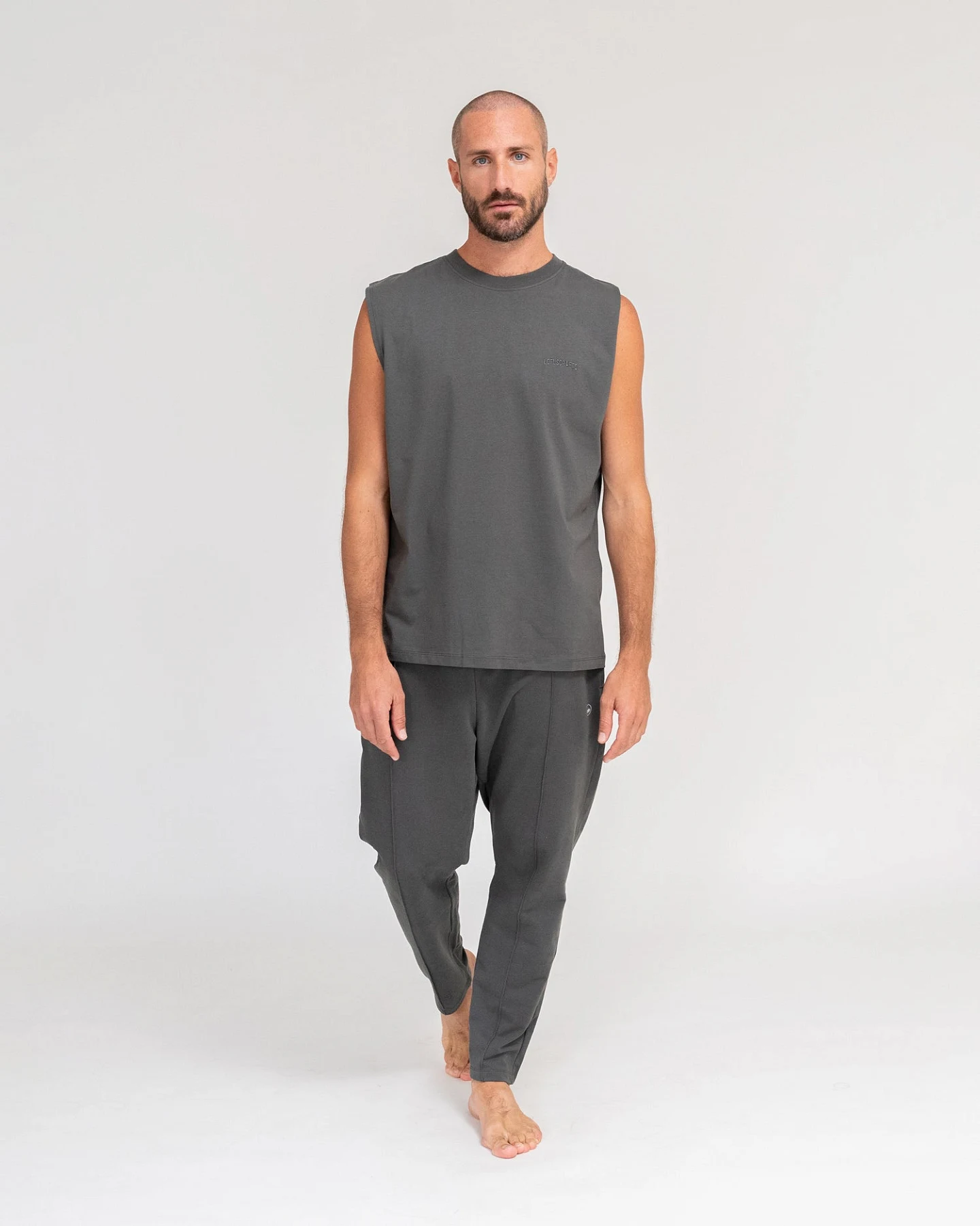 Lotuscrafts REID Mens Tank-Top Stone Blue S – Ansicht 3