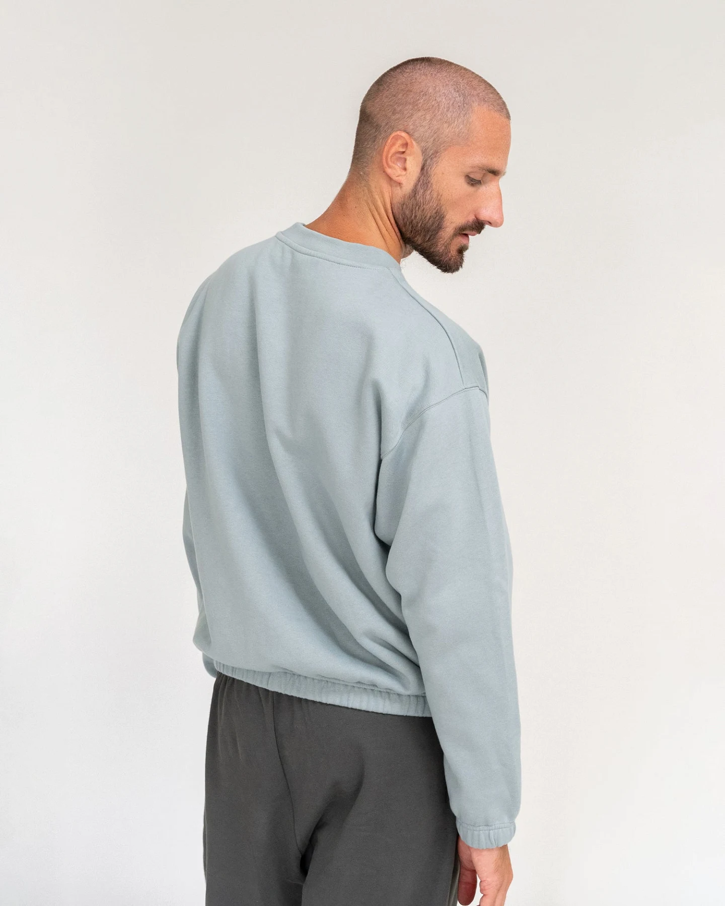 Lotuscrafts FEND Mens Sweater Stone Blue M – Ansicht 8