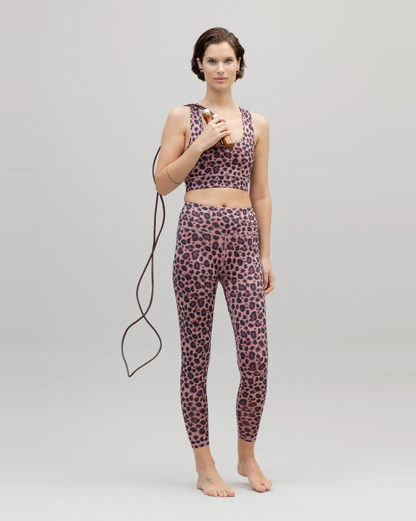 Hey Honey Cropped Leggings Leo Rose XL – Ansicht 6