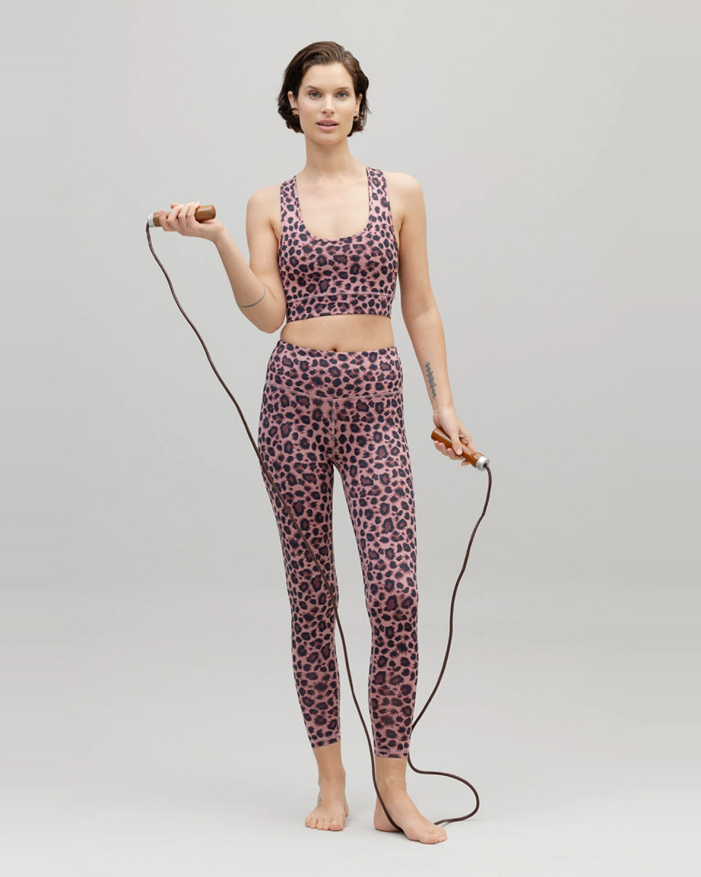 Hey Honey Cropped Leggings Leo Rose S – Ansicht 2