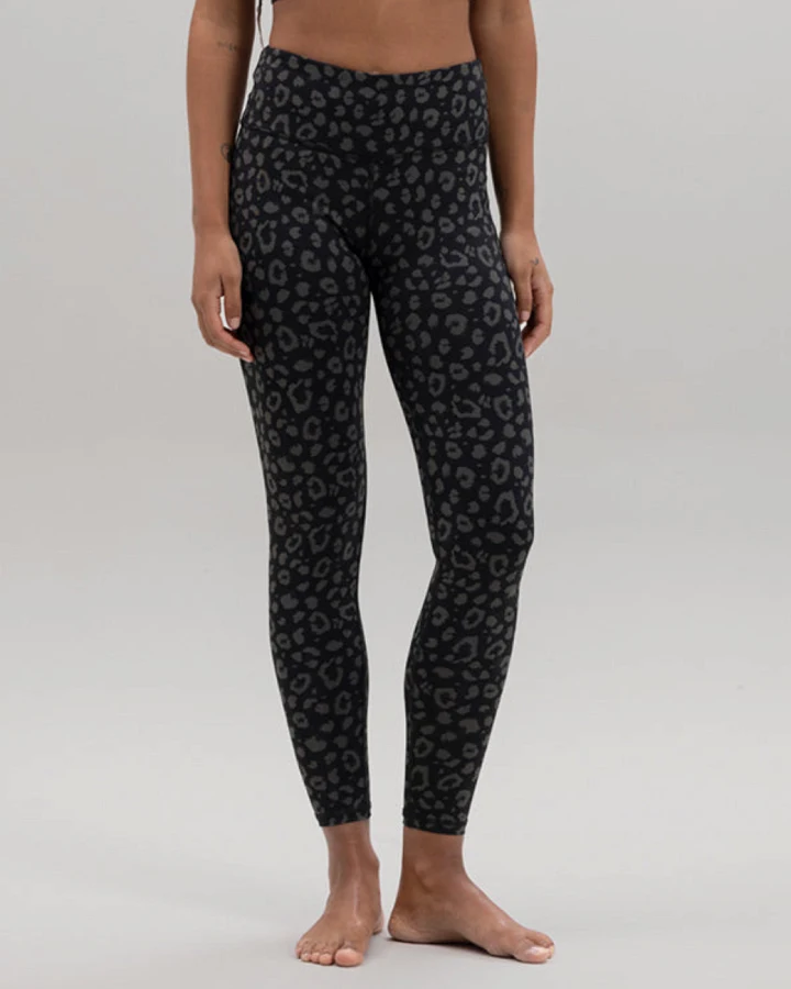 Hey Honey Cropped Leggings Leo Black L