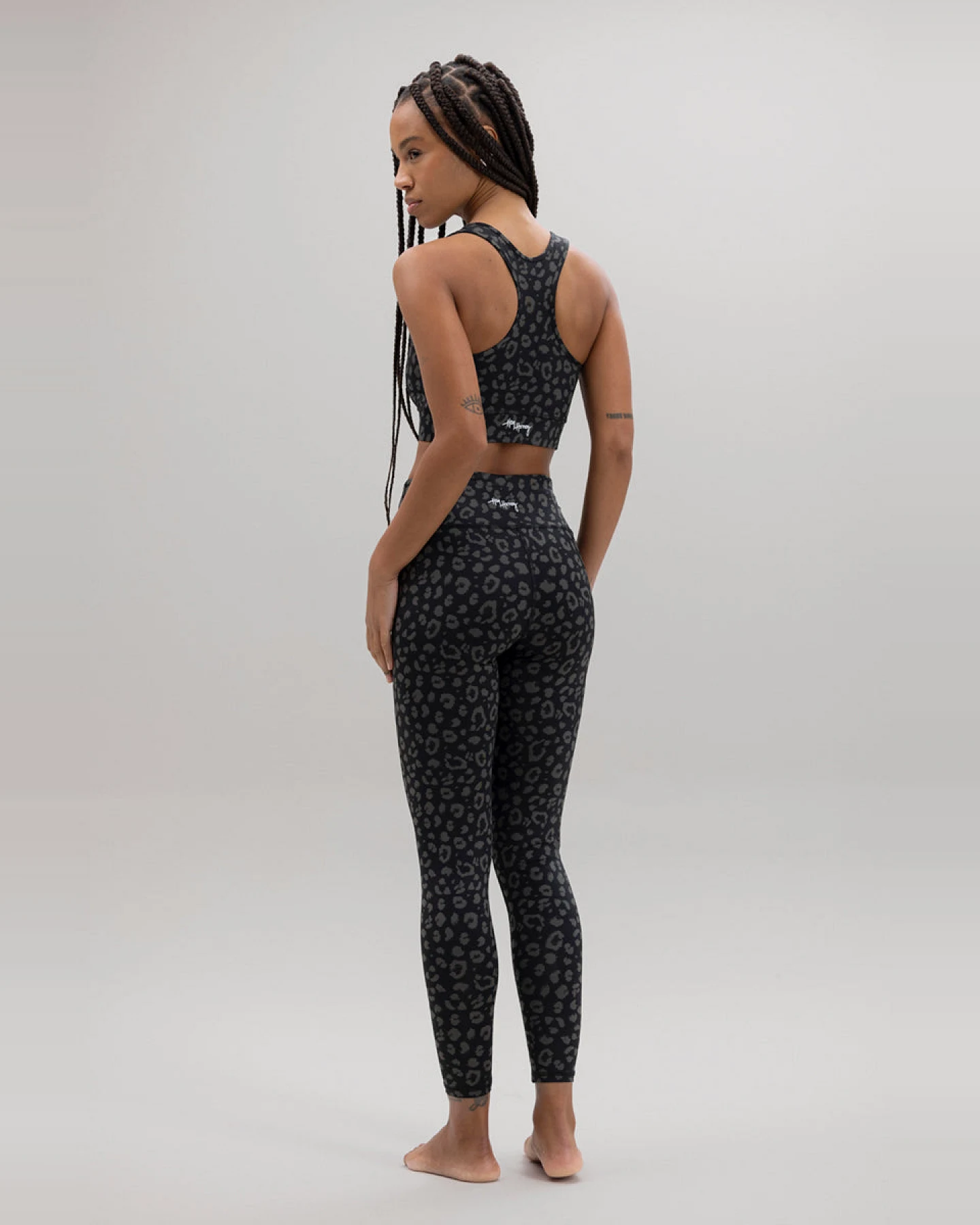 Hey Honey Cropped Leggings Leo Black M – Ansicht 3
