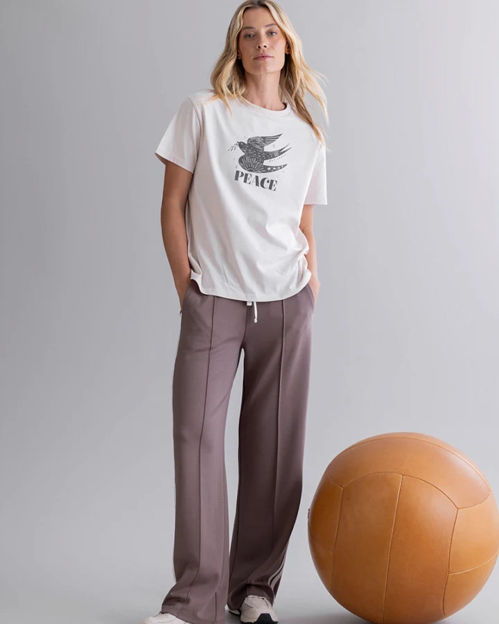 Hey Honey Lounge Trackpants - Taupe L