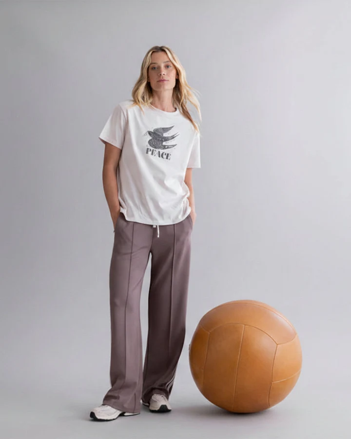 Hey Honey Lounge Trackpants - Taupe L