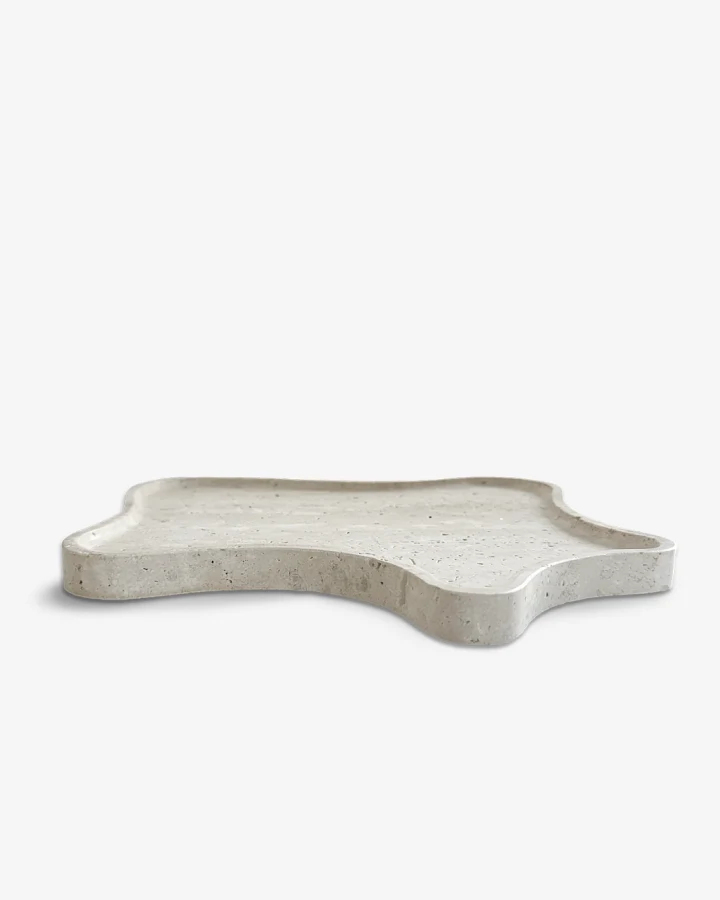 PAVA FUMA Patera Travertin Tablett