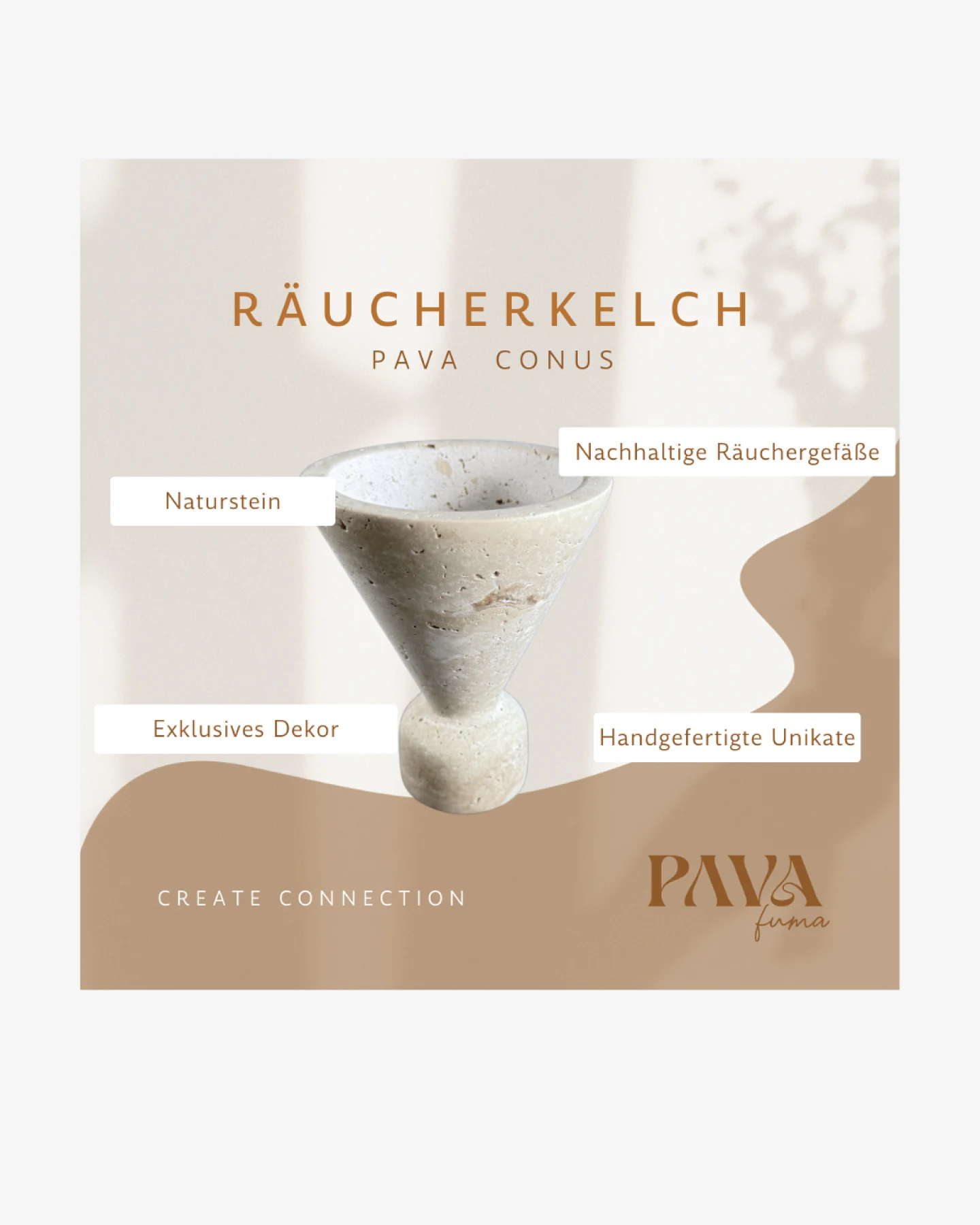PAVA FUMA Conus Räucherkelch – Ansicht 2