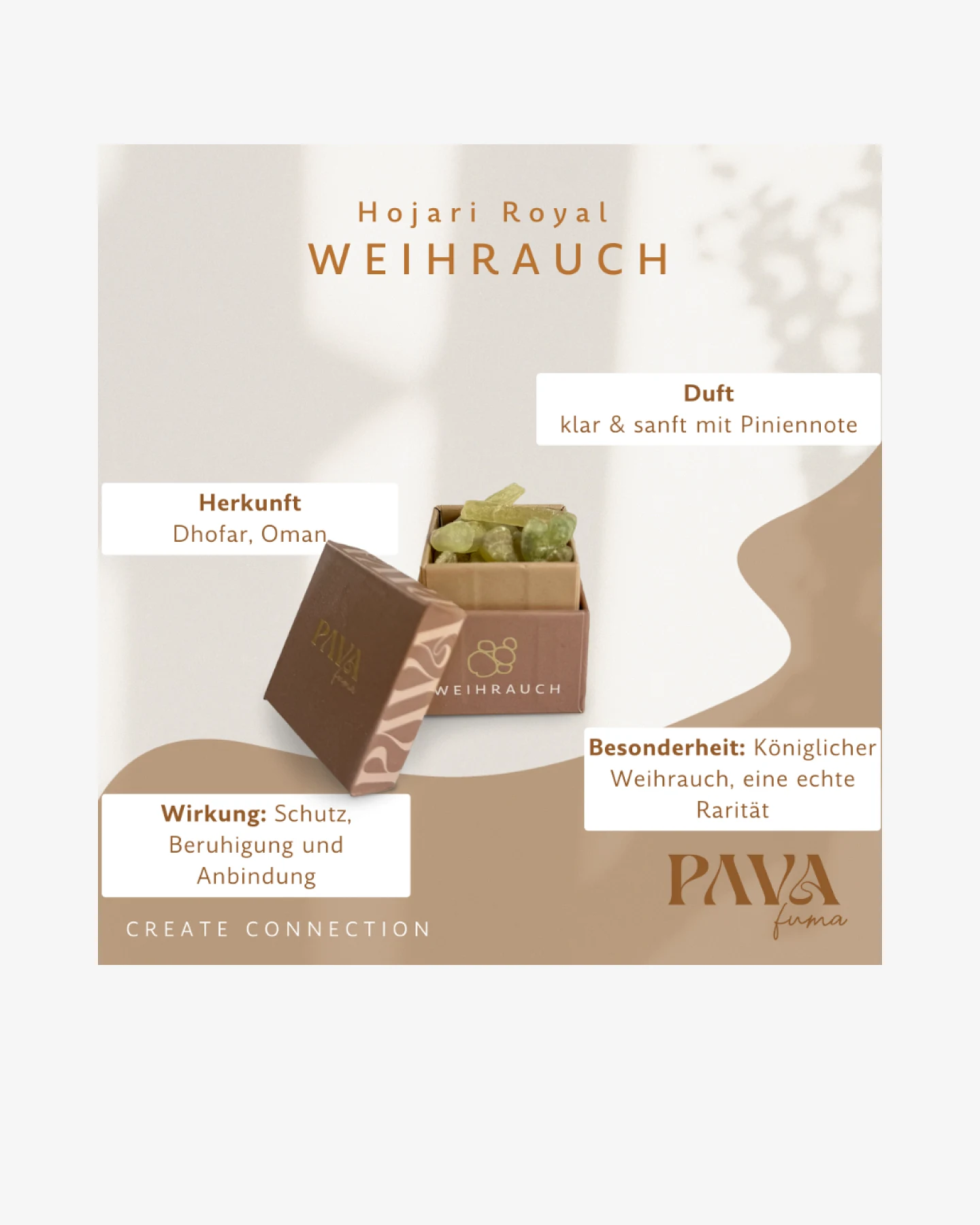 PAVA FUMA Hojari Royal Weihrauch – Ansicht 2