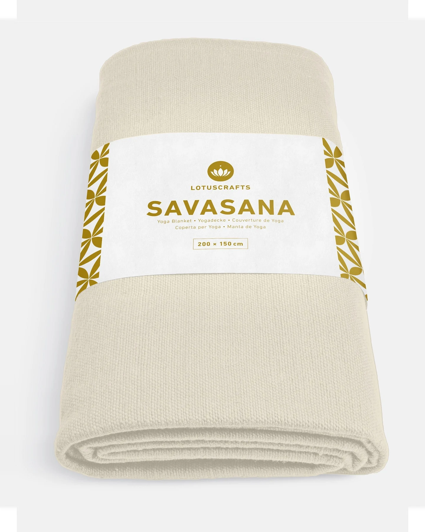 Lotuscrafts Yogadecke "Savasana" 100% Baumwolle (kbA) – Ansicht 2