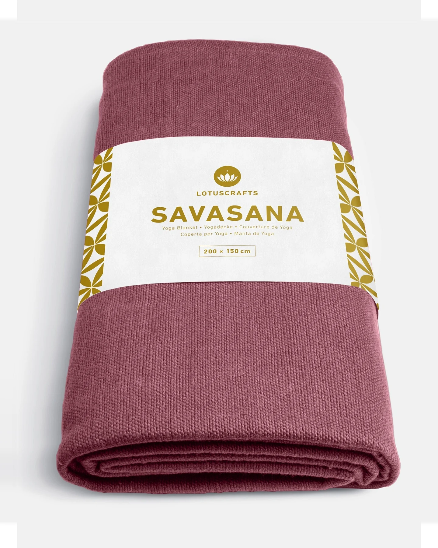 Lotuscrafts Yogadecke "Savasana" 100% Baumwolle (kbA) – Ansicht 7