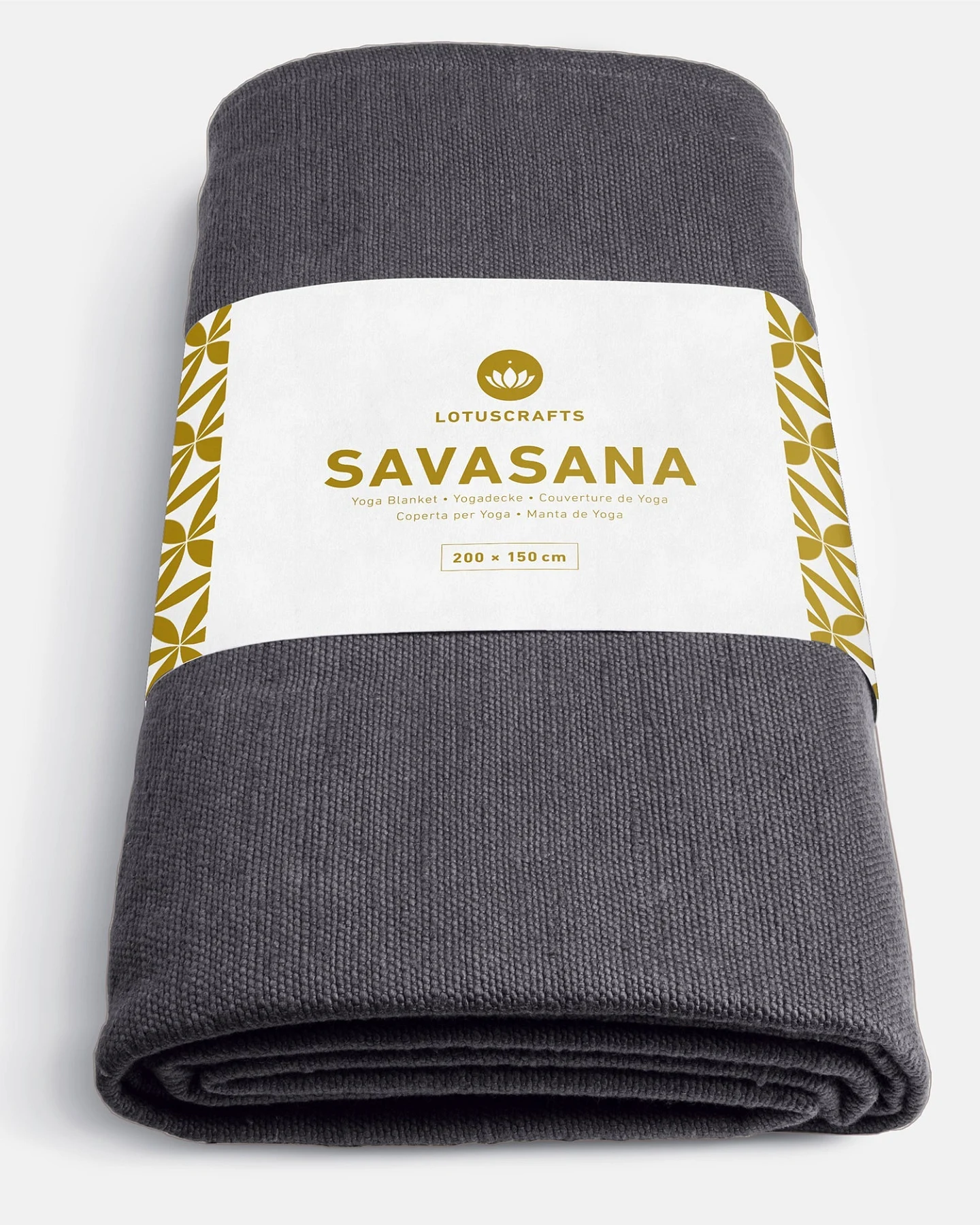 Lotuscrafts Yogadecke "Savasana" 100% Baumwolle (kbA) – Ansicht 2