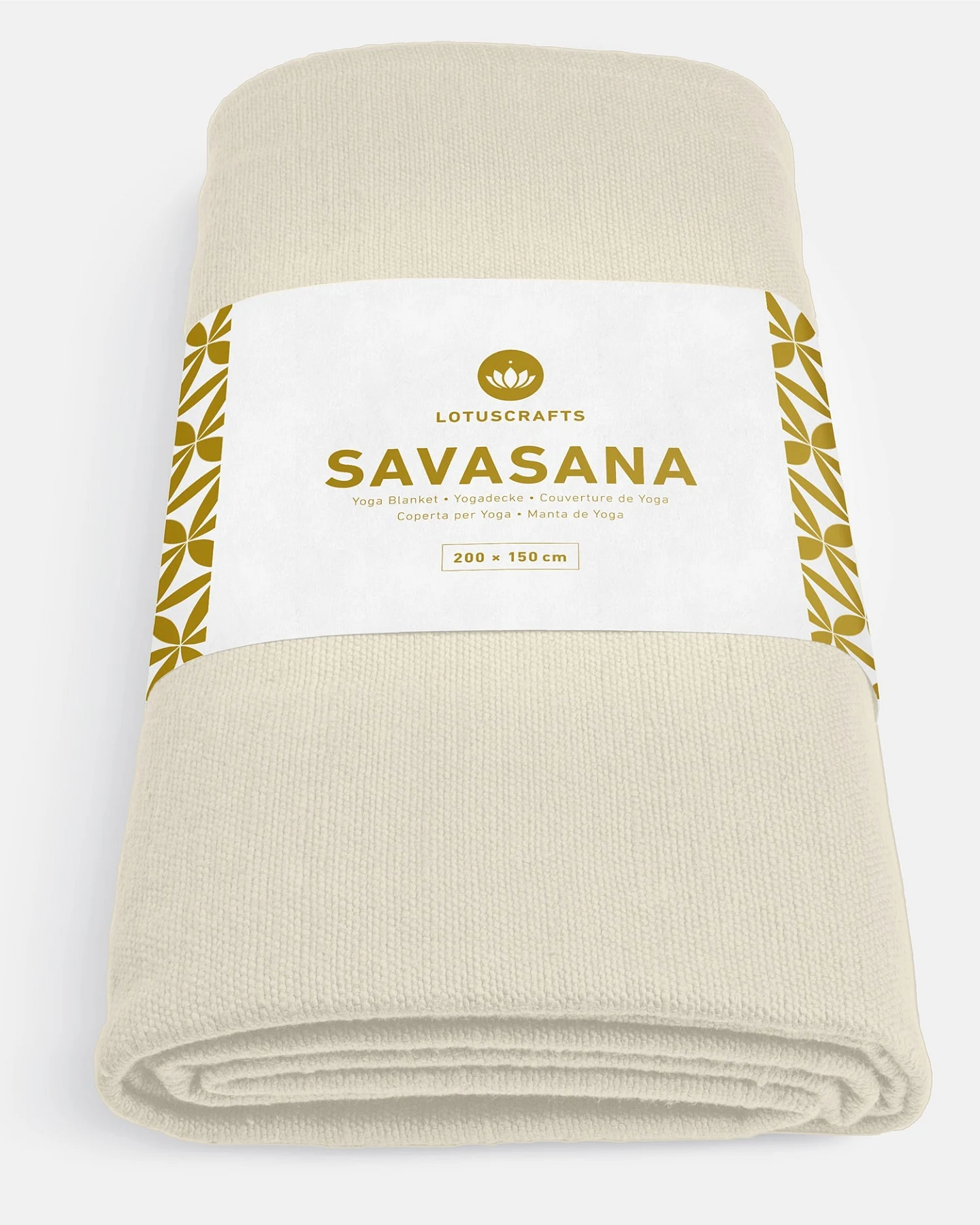 Lotuscrafts Yogadecke "Savasana" 100% Baumwolle (kbA) – Ansicht 4