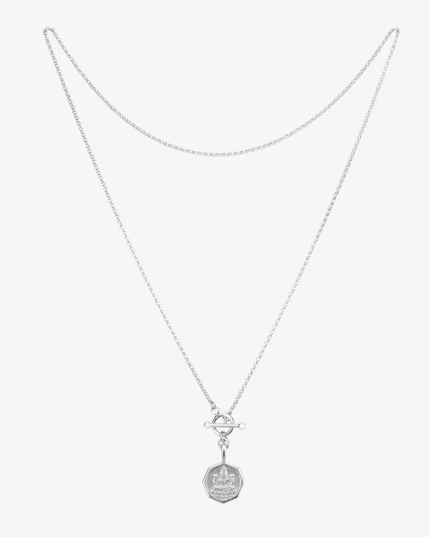 Hoffnungsträger Lakshmi Kette mit Knebelverschluss Silber – Ansicht 2