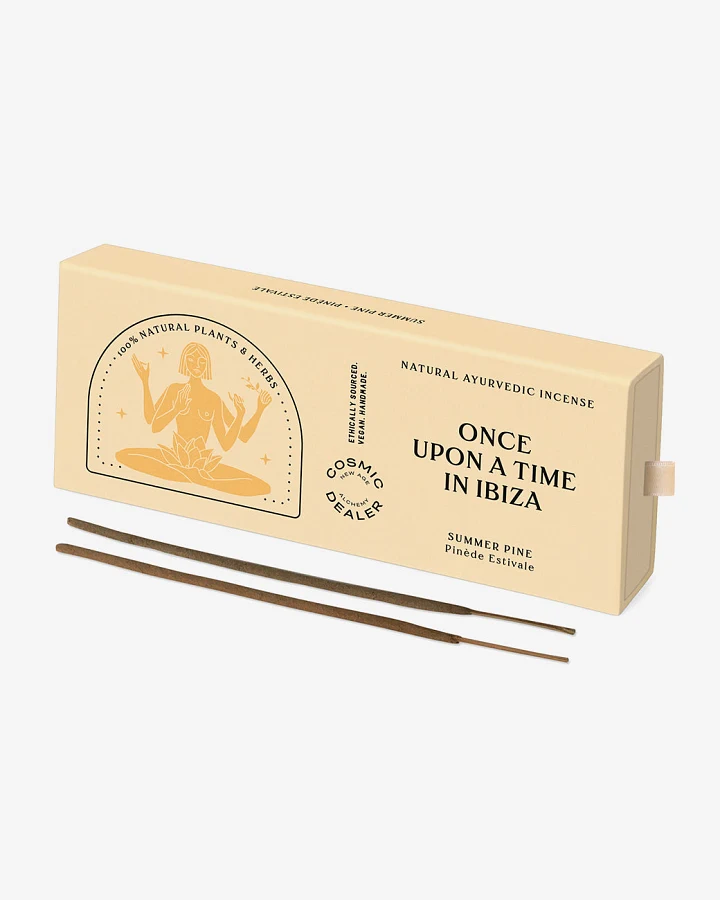 Cosmic Dealer Natürliche ayurvedischer Räucherbox – Es war einmal auf Ibiza