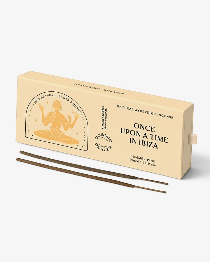 Cosmic Dealer Natürliche ayurvedischer Räucherbox – Es war einmal auf Ibiza