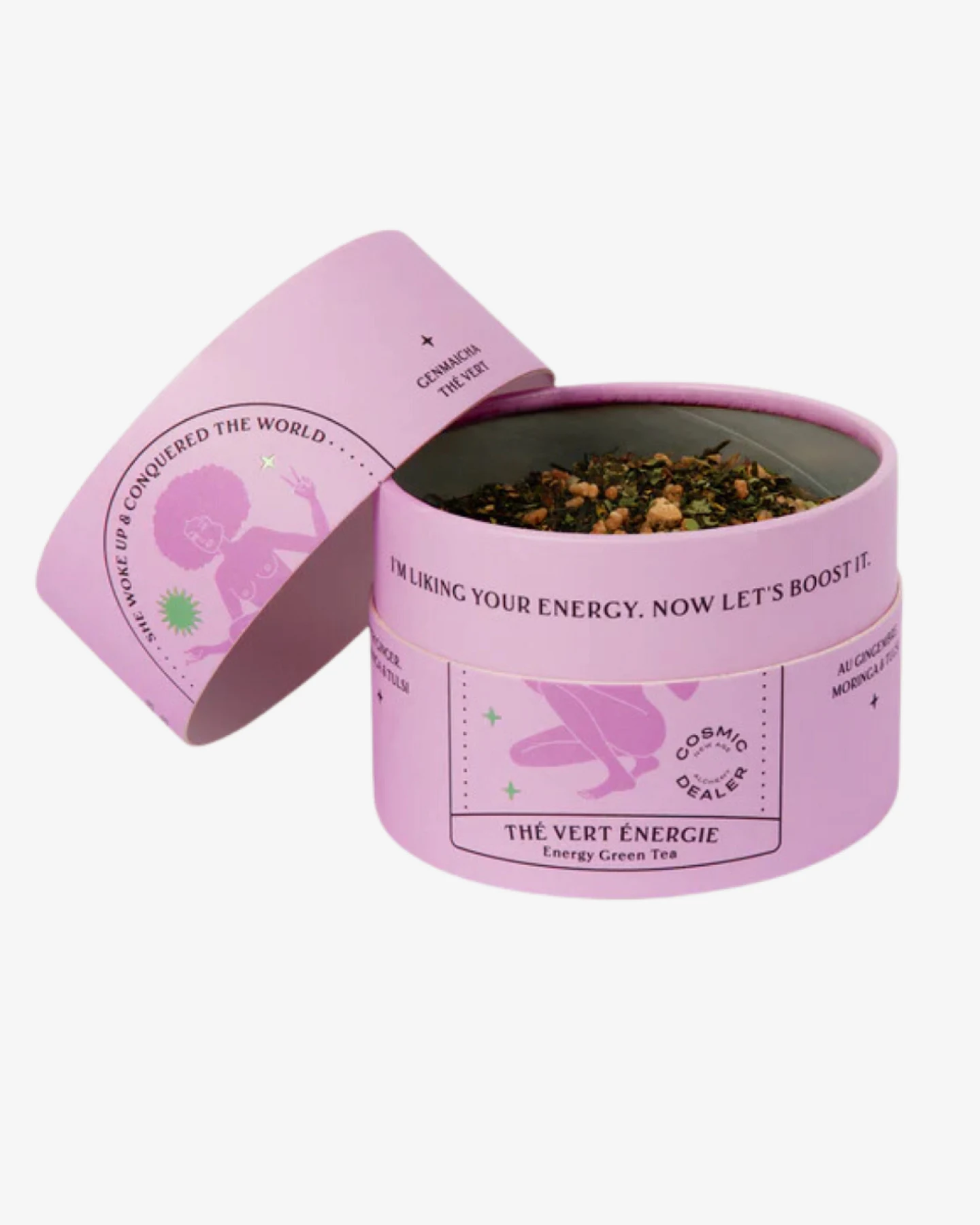 Cosmic Dealer Korn- und Kräutertee Energy - Genmaicha Ingwer & Tulsi – Ansicht 2