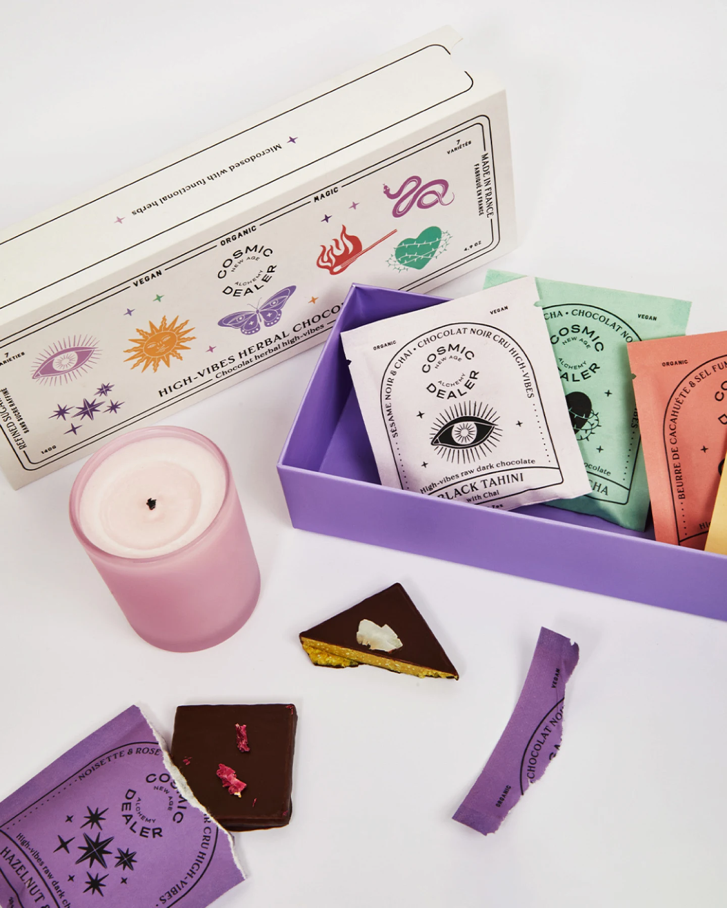 Cosmic Dealer 7 Chakra Schokoladenpralinen – Ansicht 3