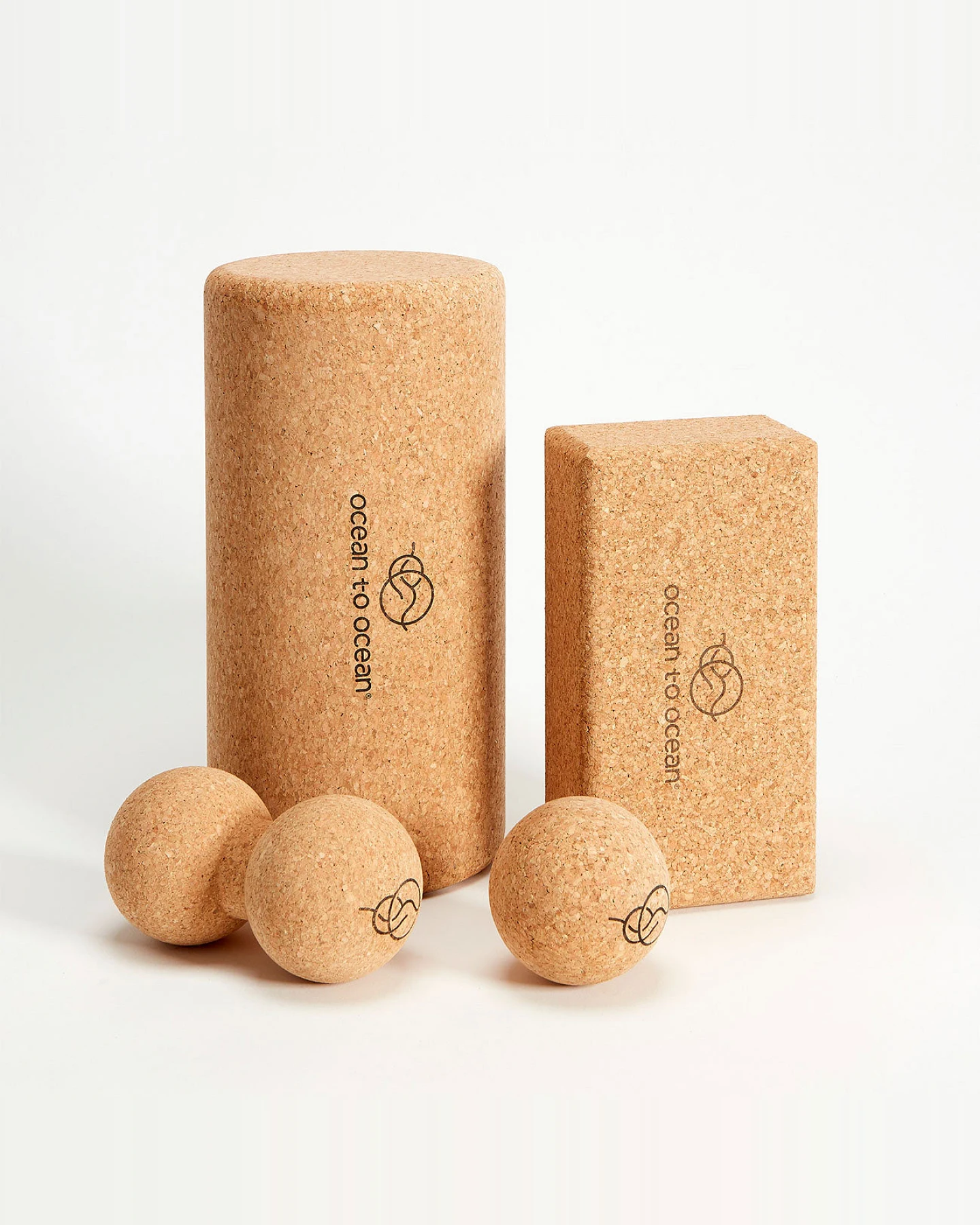 Ocean to Ocean Peanut Faszienball aus Kork - Large – Ansicht 4