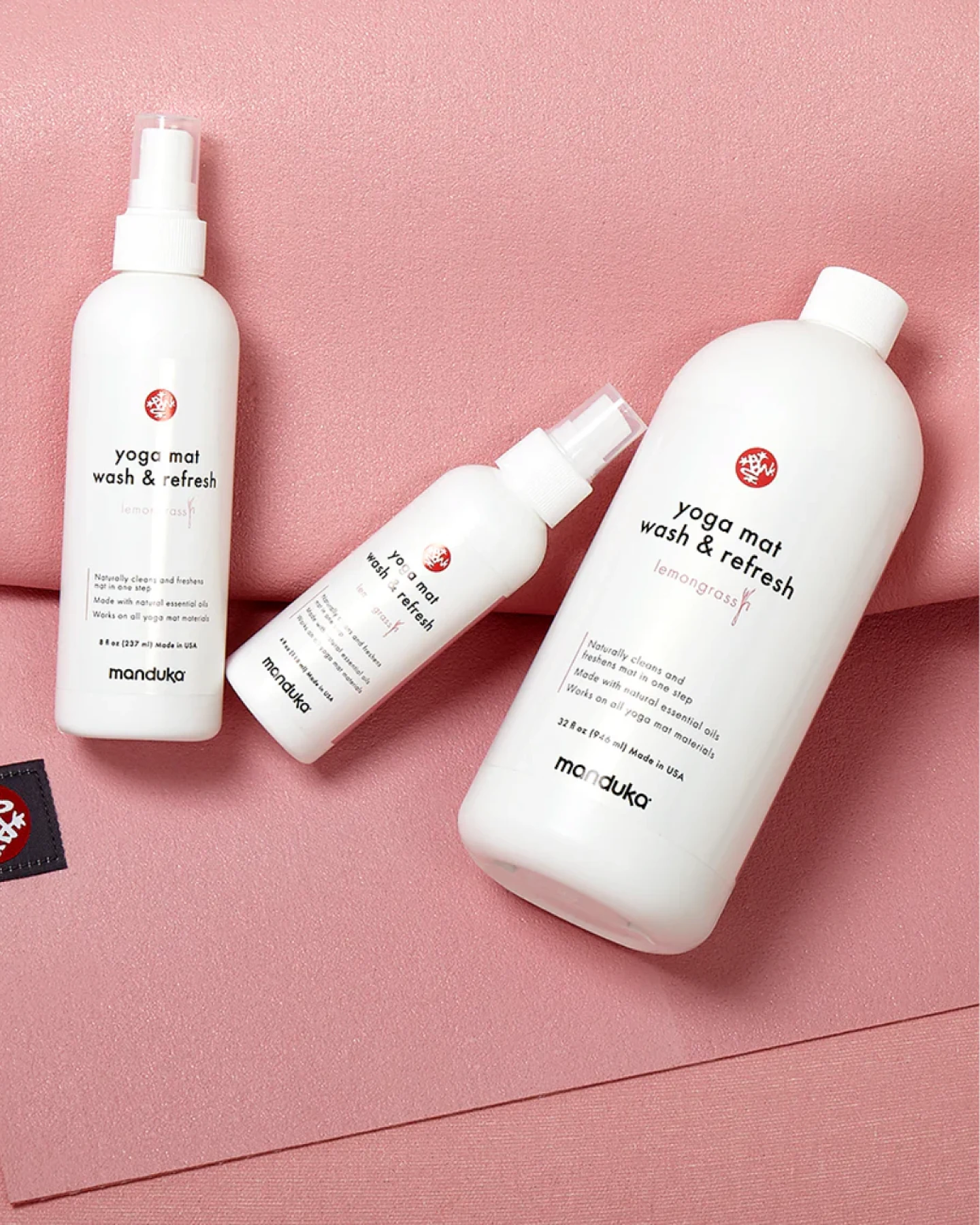 Manduka Yogamattenreiniger Wash & Refresh 946ml - Lemongrass – Ansicht 4
