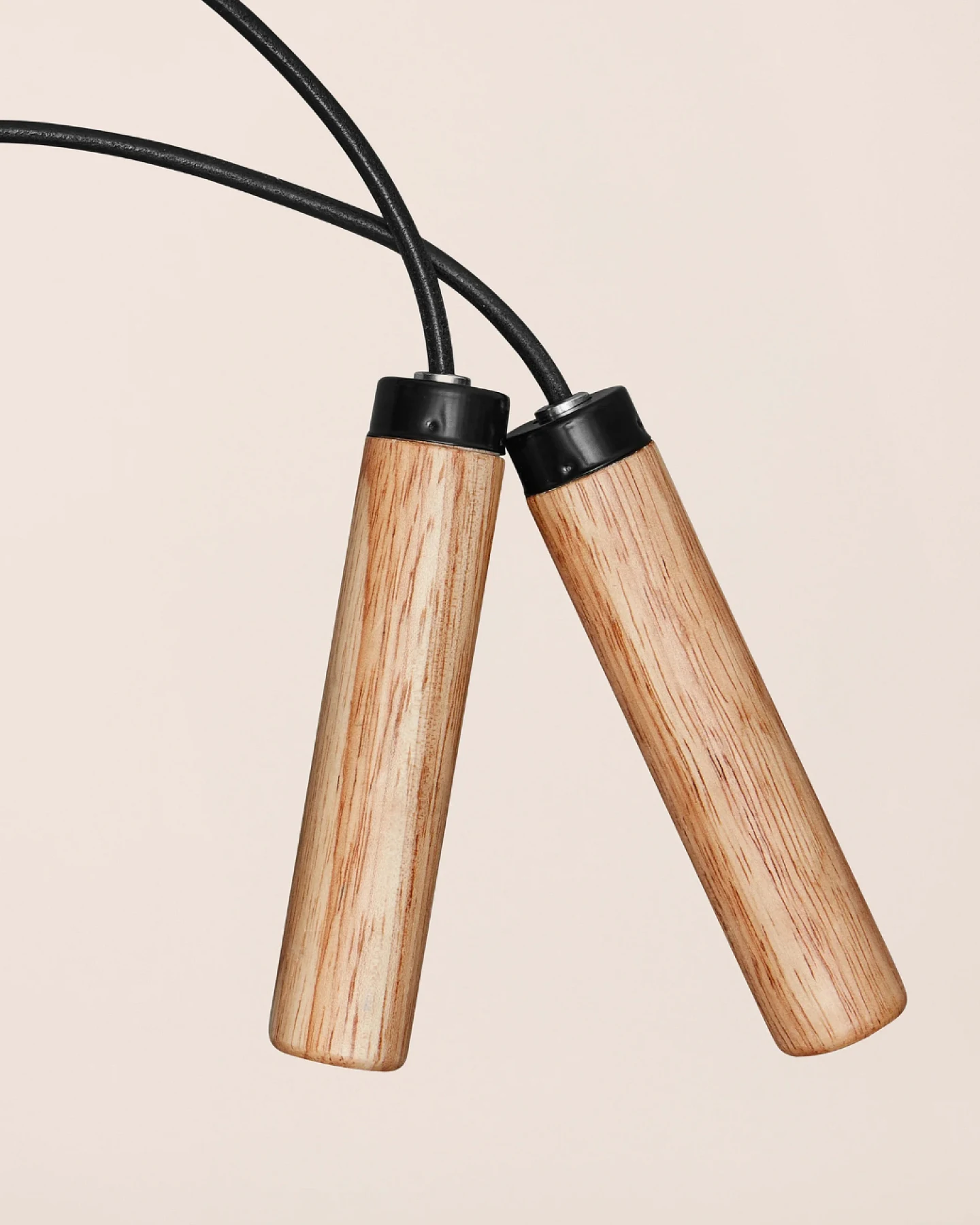 Casall Springseil Wood - Natural/Black – Ansicht 2