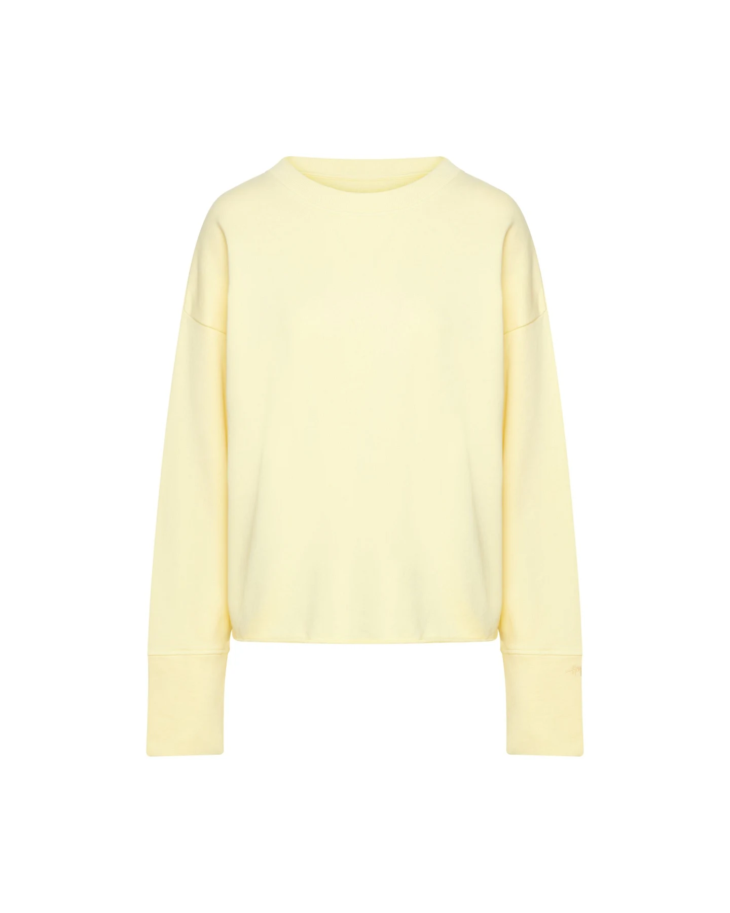 Hey Honey Open Edge Sweater Yellow – Ansicht 10