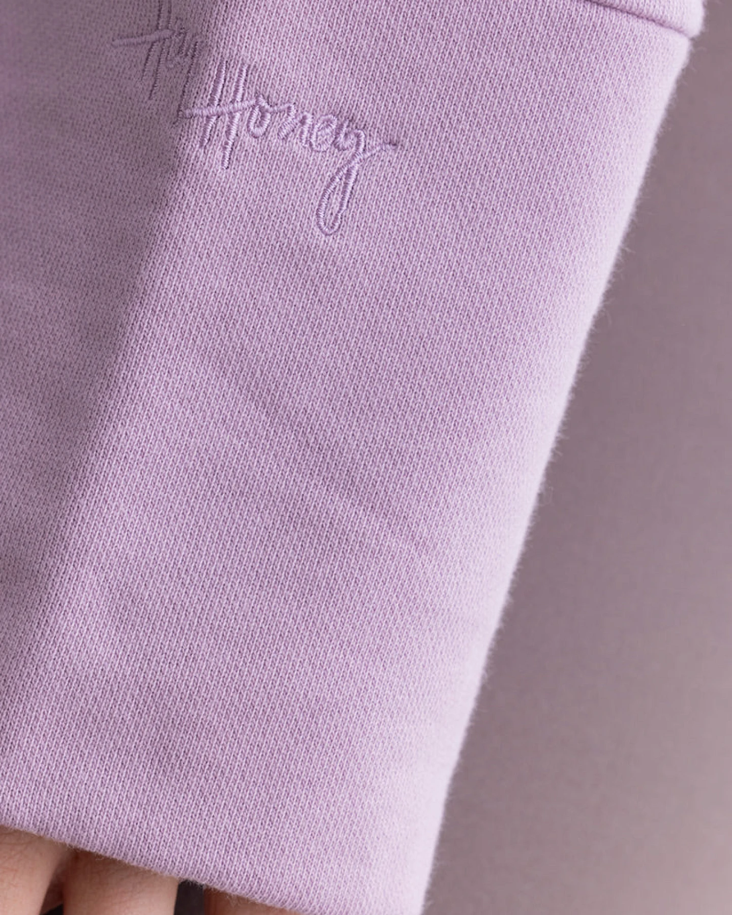 Hey Honey Open Edge Sweater Mauve – Ansicht 2