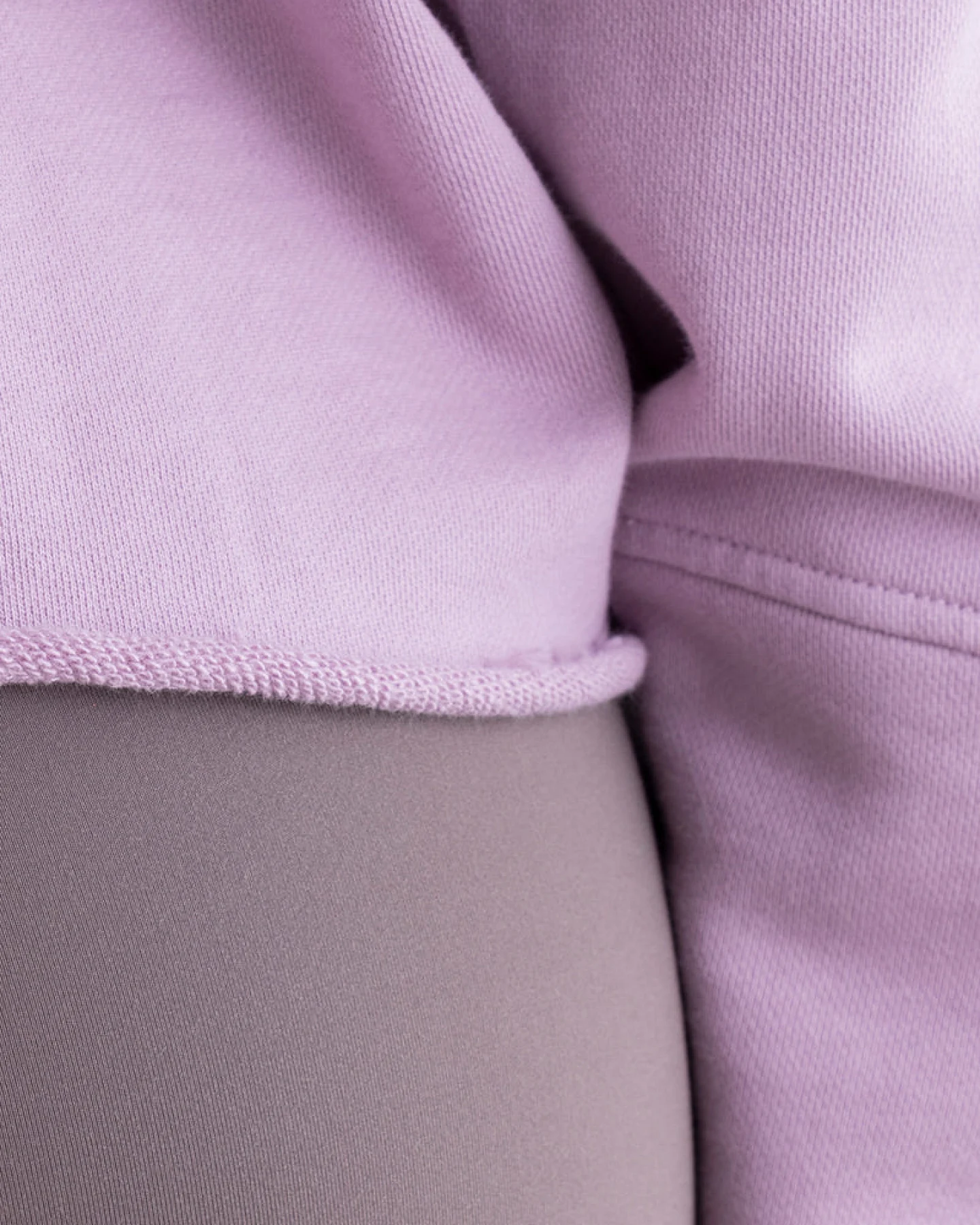 Hey Honey Open Edge Sweater Mauve – Ansicht 5