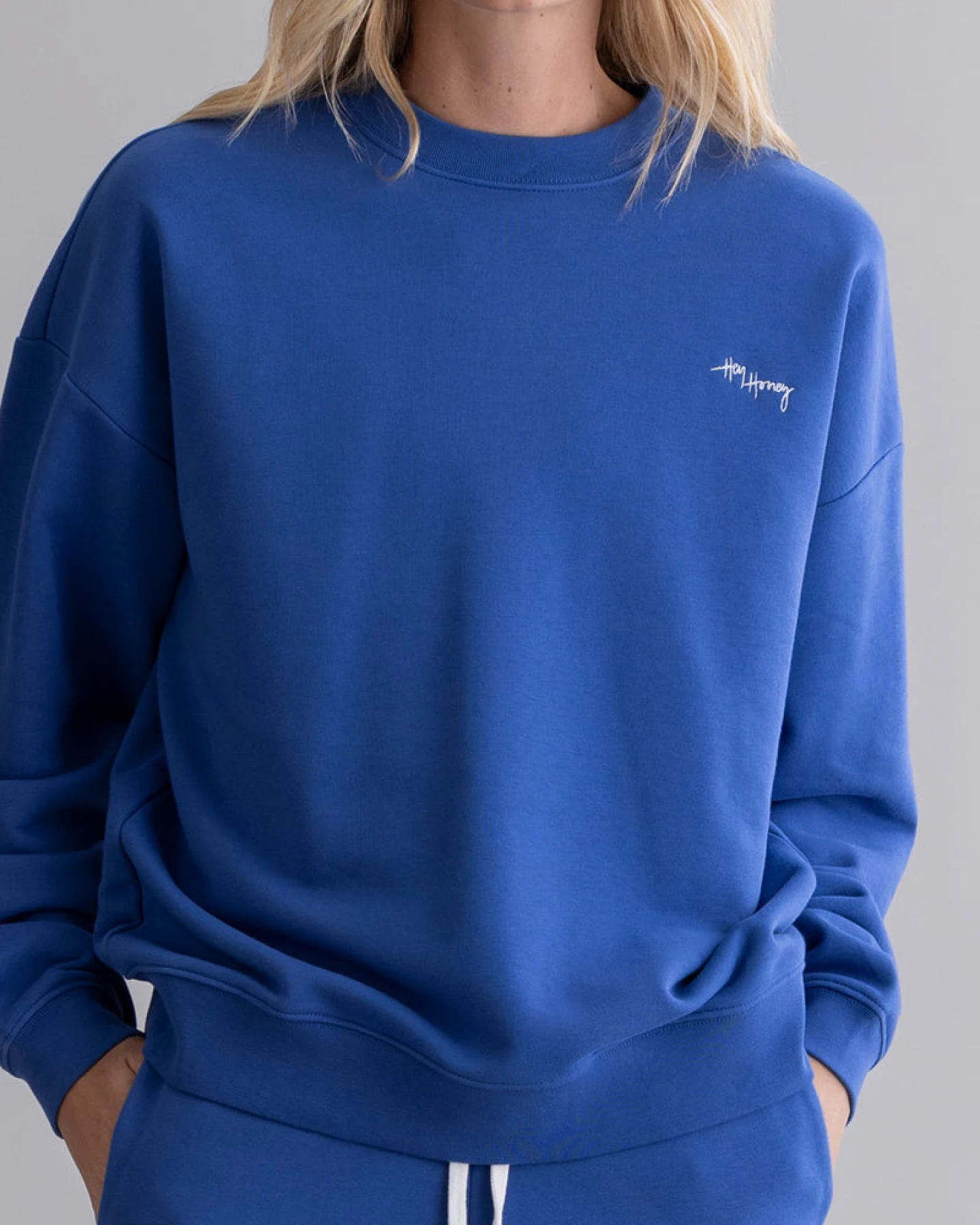 Hey Honey Sweater - Royal Blue – Ansicht 3