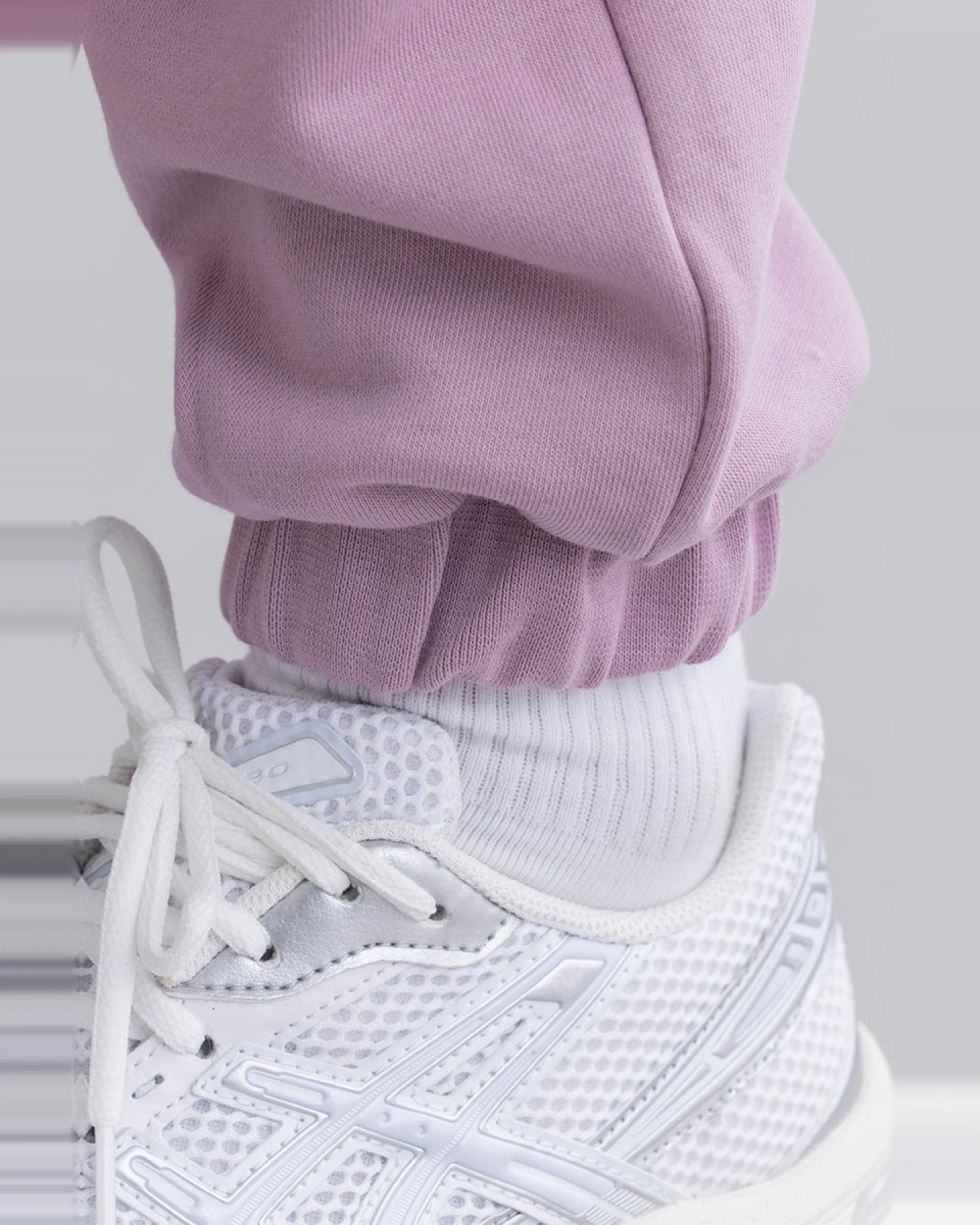 Hey Honey Cuff Sweat Pants - Mauve – Ansicht 8