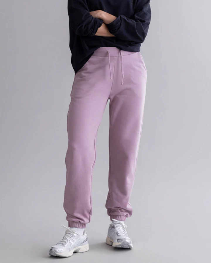 Hey Honey Cuff Sweat Pants - Mauve
