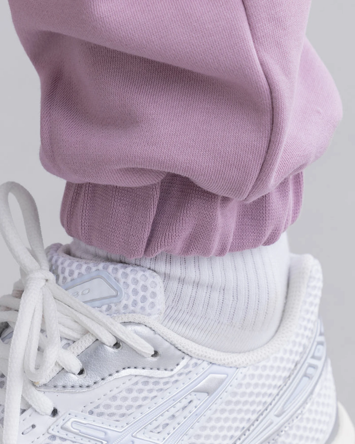 Hey Honey Cuff Sweat Pants - Mauve – Ansicht 8
