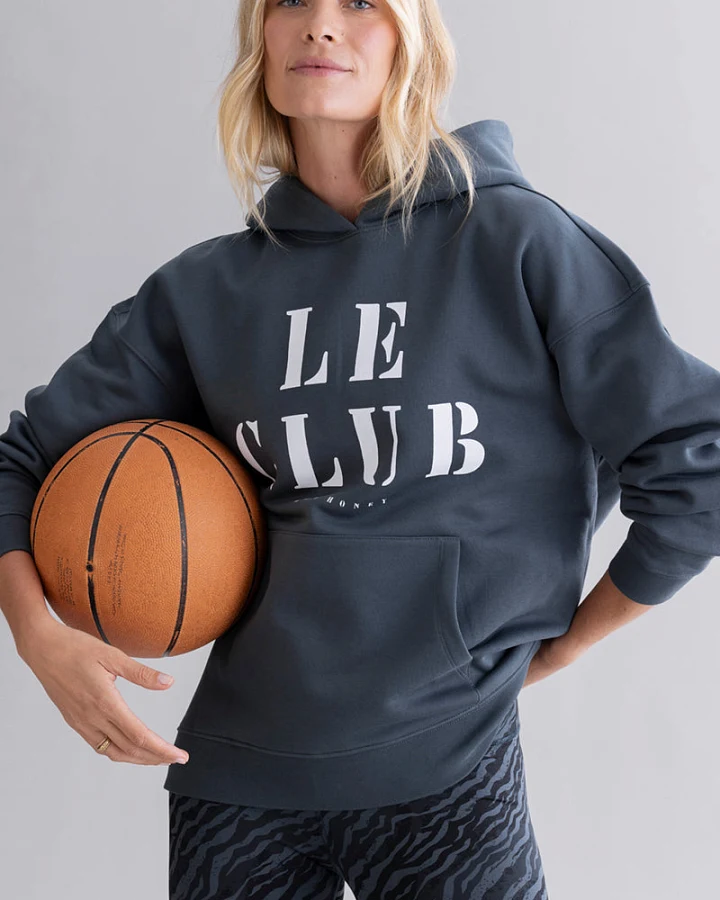 Hey Honey Hoodie Teal "Le Club"
