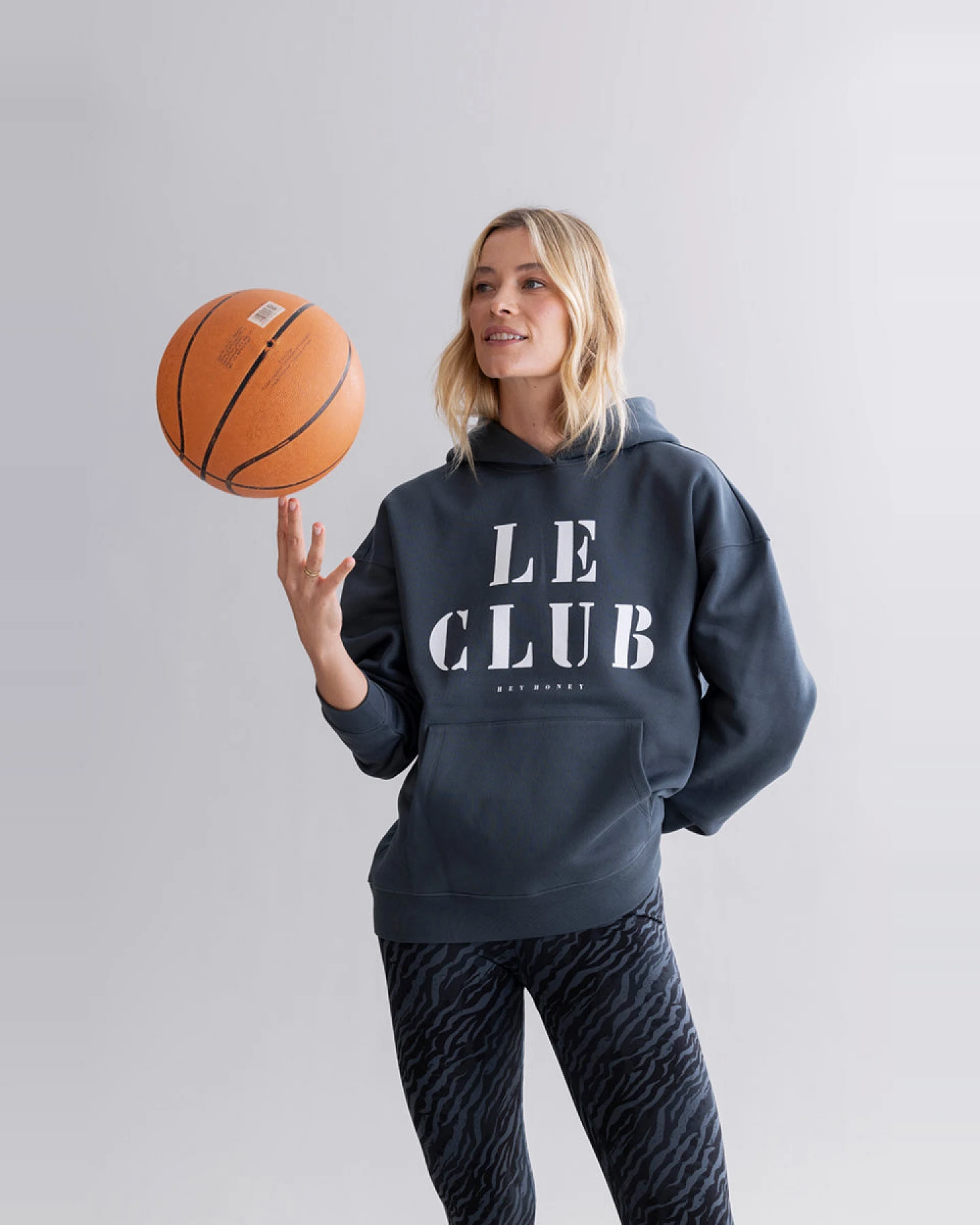 Hey Honey Hoodie Teal "Le Club" – Ansicht 4