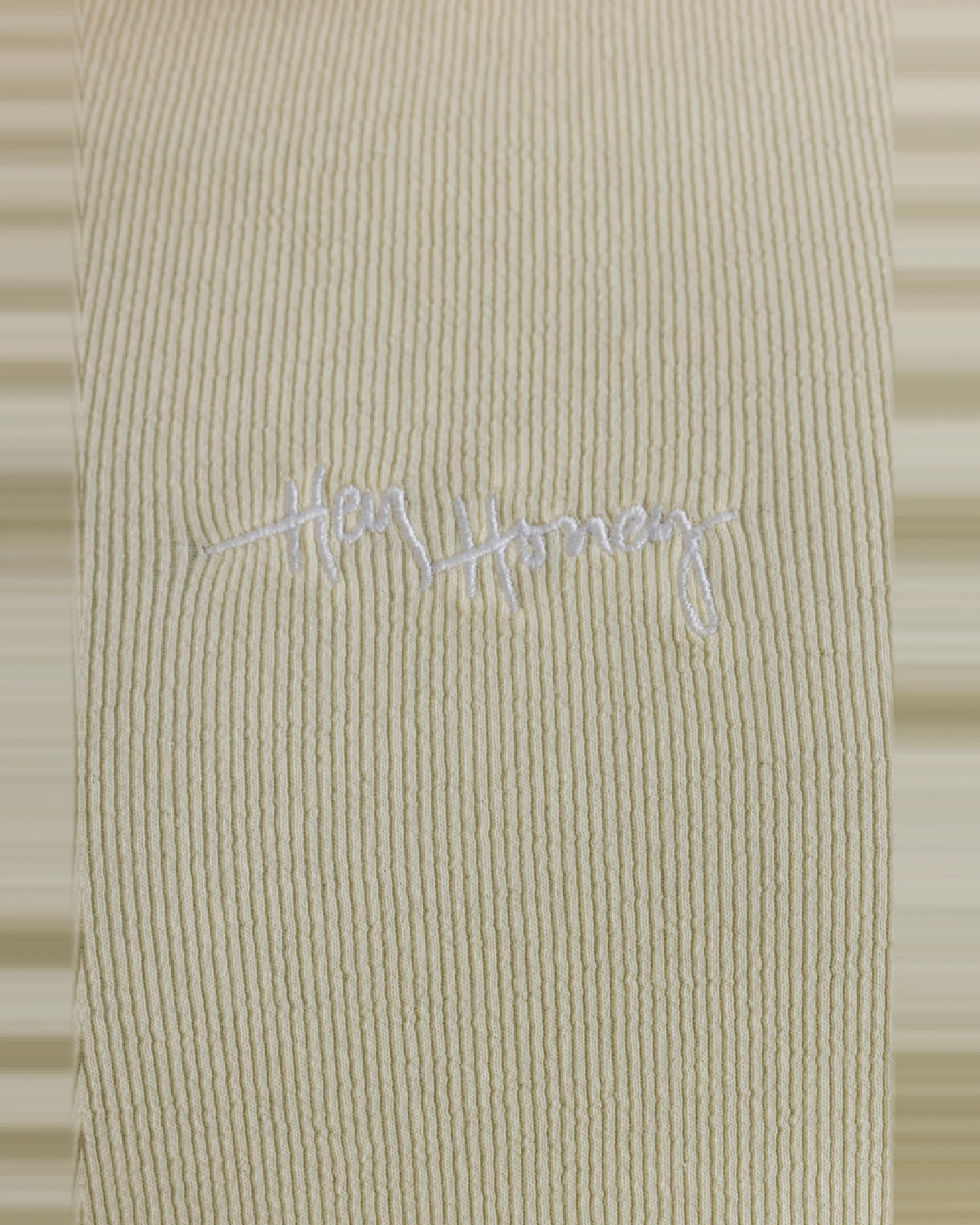 Hey Honey Rib Tank Pastel - Yellow – Ansicht 3
