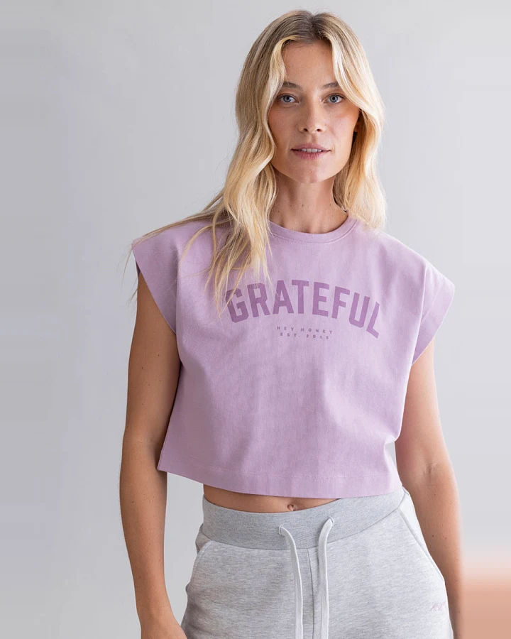 Hey Honey Cropped Shirt - Mauve