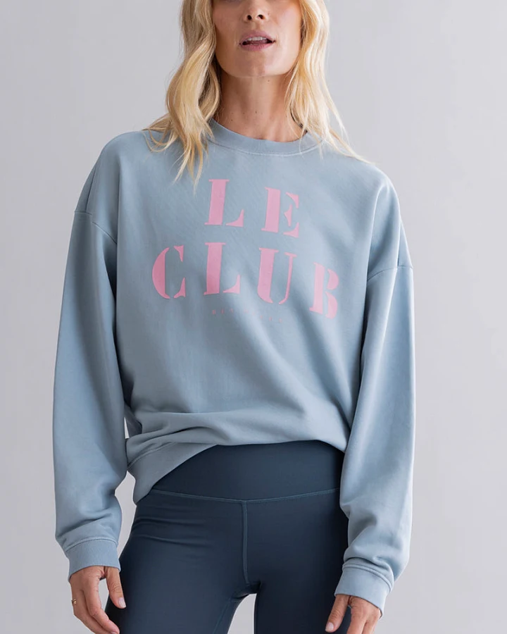 Hey Honey Sweater Le Club - Slate