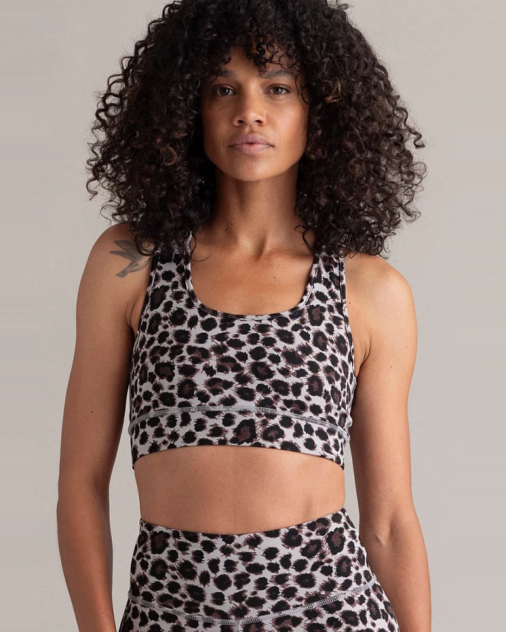 Hey Honey Racerback Bra - Leo Shadow