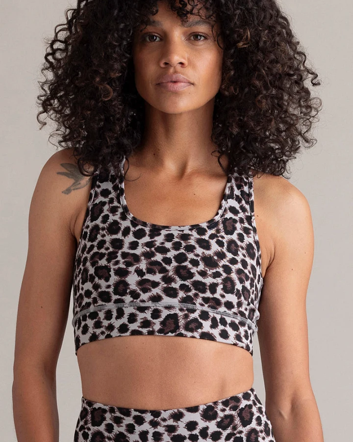 Hey Honey Racerback Bra - Leo Shadow