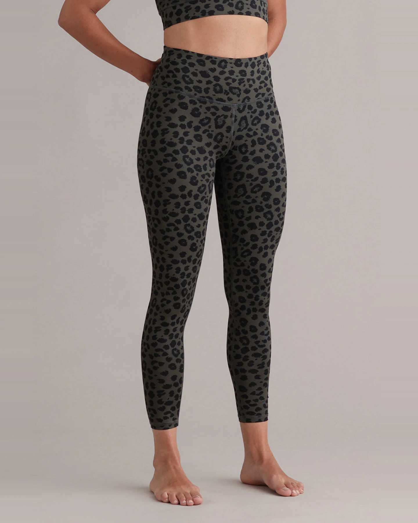 Hey Honey Cropped Leggings Leo Forest – Ansicht 2