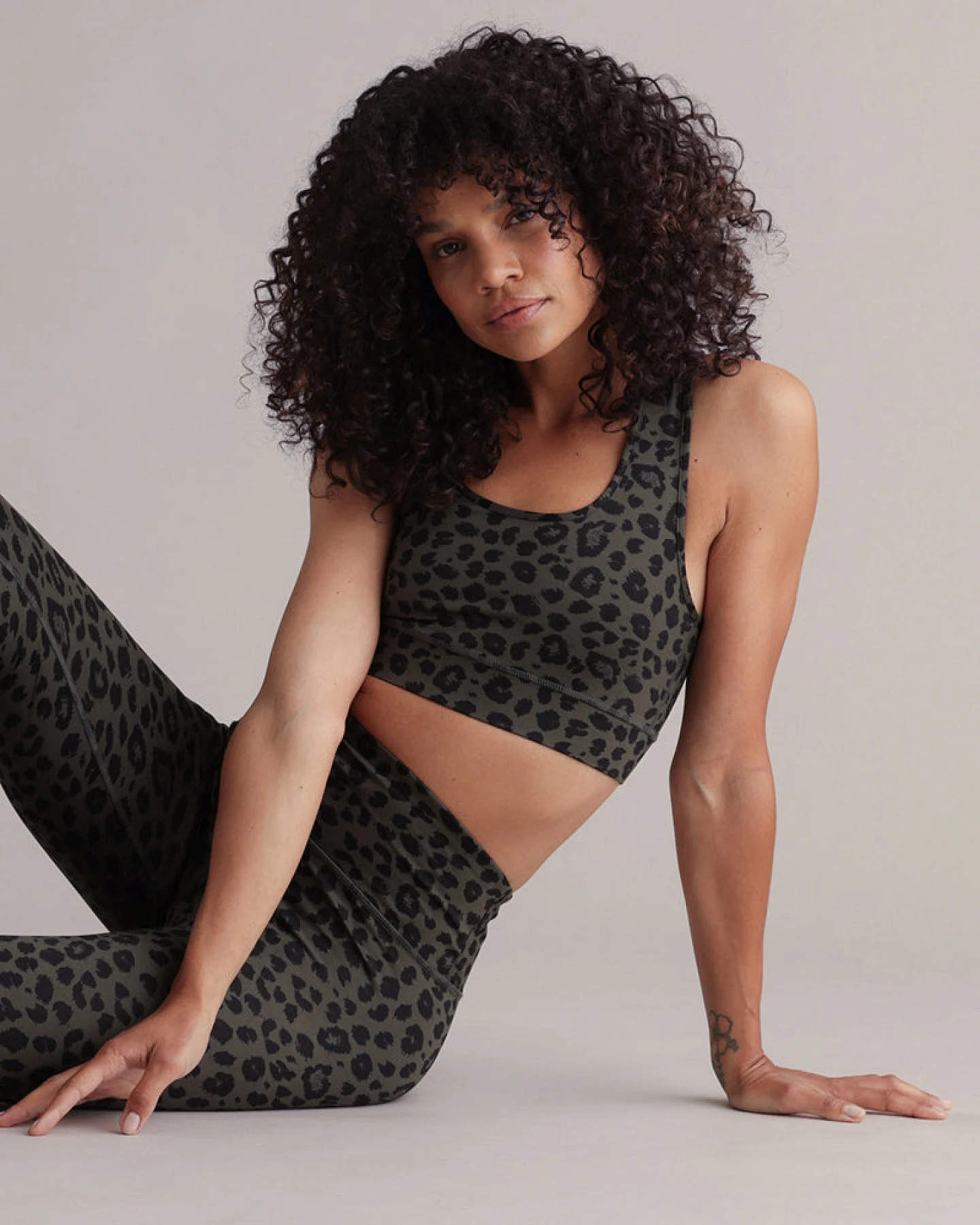 Hey Honey Cropped Leggings Leo Forest – Ansicht 6
