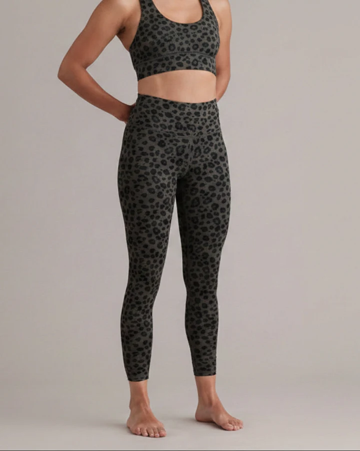 Hey Honey Leggings Cropped - Leo Forest